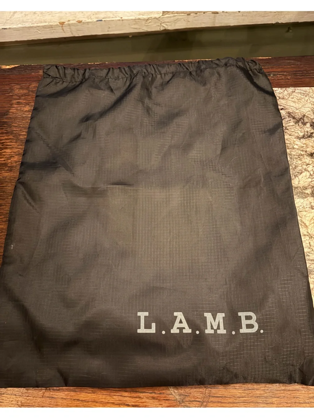L.A.M.B. Inesa White & Tan Leather Platforms